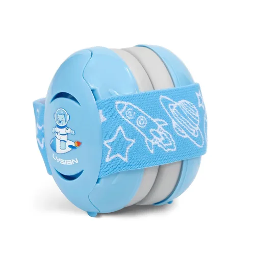 Vista 12 de LYSIAN Orejeras con reducción de ruido para bebés, auriculares con cancelación de ruido de 25 dB para bebés y niños, perfectos para dormir, viajes