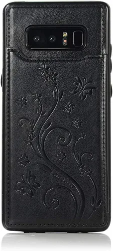 Vista 7 de Funda de teléfono para Samsung Galaxy Note 8 con protector de pantalla de vidrio templado y tarjetero con soporte para tarjetero, accesorios