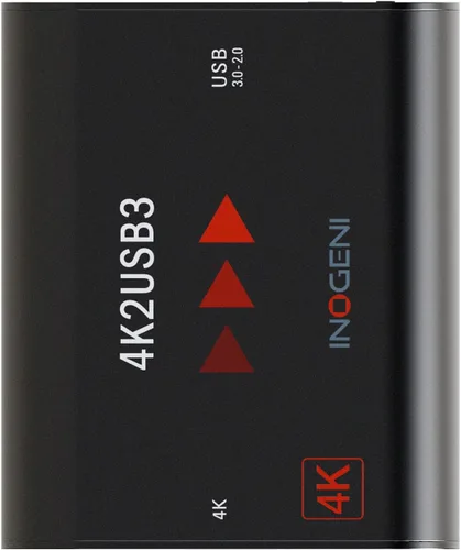Vista 4 de INOGENI 4K2USB3, convertidor de video 4K HDMI a USB, Plug and go, hasta 60 fps, dispositivo profesional