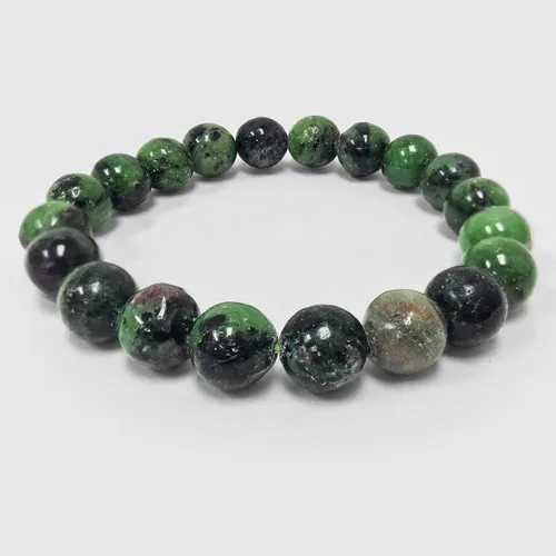 Vista 276 de Gem Avenue Handmade Round Bead Stretch Bracelet Unisex Natural Stone Beaded Jewelry for Men & Women, Elastic Wristband for Daily Wear