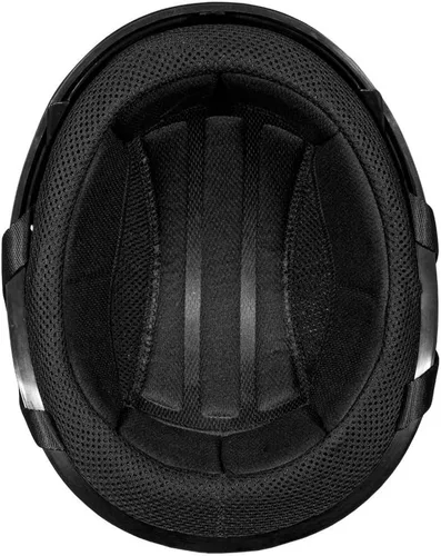 Vista 6 de Daytona Helmets Casco de media calavera con capucha para motocicleta con protector interno incorporado, aprobado por DOT, ligero, cómodo
