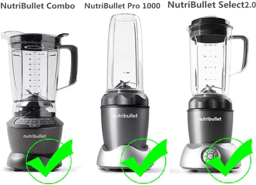 Vista 8 de Vaso de piezas de repuesto con tapa para llevar, compatible con NutriBullet Blender Combo NutriBullet Pro 1000 y NutriBullet Select 2.0 (18 onzas)