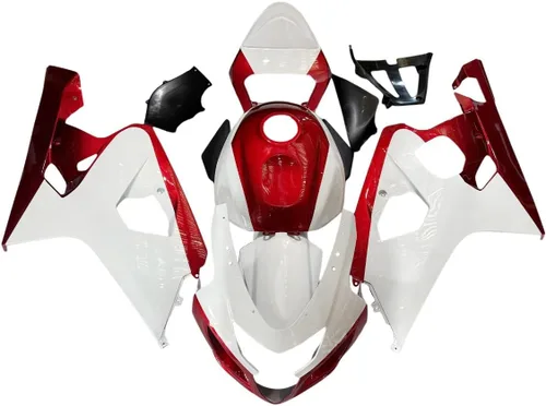 Vista 15 de Kit de carenado para Suzuki GSXR600 GSXR750 K4 2004 2005, carenados de inyección de plástico ABS, kit de carrocería BodyKit-Negro Strong & Durable