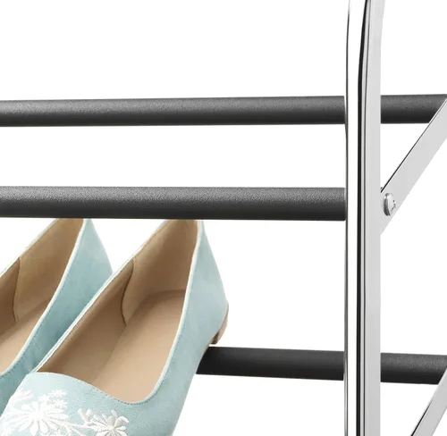Vista 5 de Whitmor Torre de zapatos de 10 niveles, 50 pares, cromo