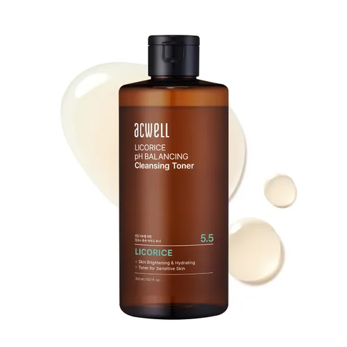 Vista 8 de ACWELL Tónico Limpiador Equilibrante de pH de Regaliz 5.07 fl.oz. - PH5.5 Astringente Limpiador de Maquillaje Hidratante - Aclaramiento de la Piel