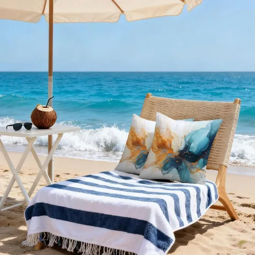 Vista 5 de Juego de 2 fundas de almohada impermeables para exteriores, 16 x 16 pulgadas, fundas de almohada decorativas de patio para muebles de jardín, sofá