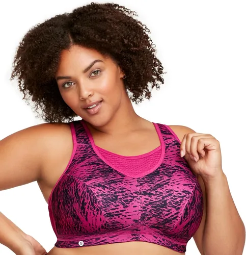 Vista 3 de Glamorise Women's Plus Size No-Bounce Camisole Sports Bra Wirefree #1067