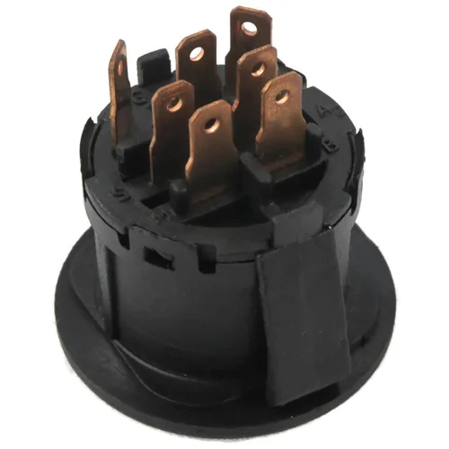 Vista 8 de The ROP Shop Interruptor de llave de encendido con llave para tractor cortacésped John Deere L120 L130 G110 LY18