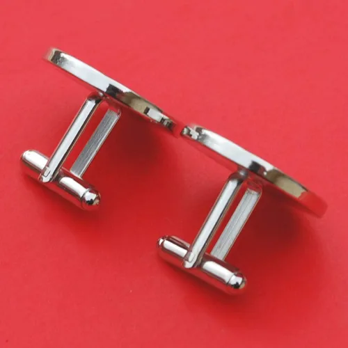 Vista 6 de Mexico 1950 25 Centavos 30% Silver Coins Eagle Snake Scale Liberty Cap Cufflinks NEW