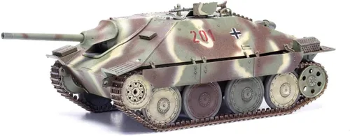 Vista 2 de Airfix JagdPanzer 38 toneladas Hetzer Versión tardía 1:35 WWII Militar Tanque Modelo de Plástico Kit A1353