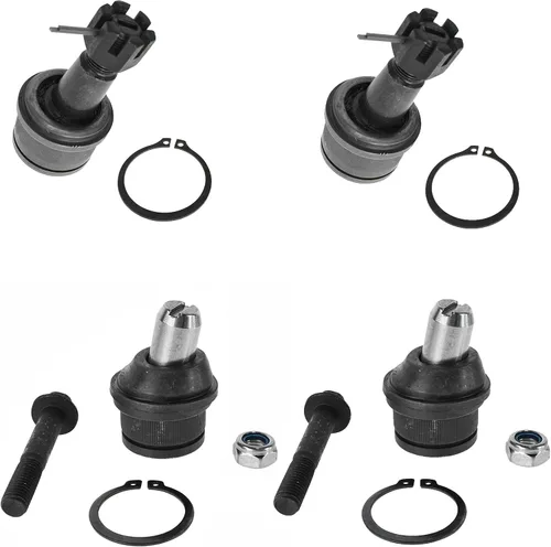 Vista 32 de TRQ Juego de juntas esféricas delanteras superior e inferior para lado del conductor y del pasajero Compatible con Acura TL 2009-2014 Acura TSX
