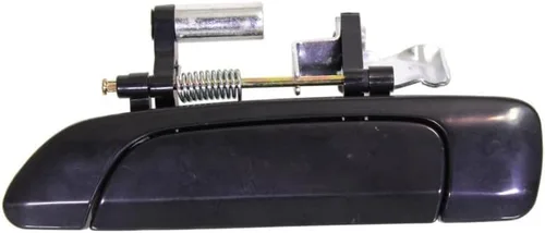 Vista 8 de KarParts360 Para Honda Civic 2001 02 03 04 2005 Manijas de puerta exteriores traseras, lado del conductor y del pasajero Par Negro liso