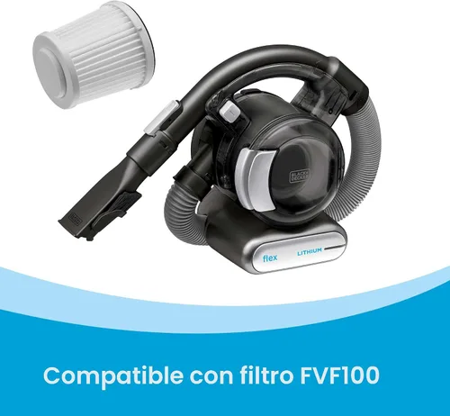 Vista 4 de Black+Decker BDH2020FL - Aspiradora flexible de litio, 20 V max, con cepillo para pelo de mascotas, inalámbrica
