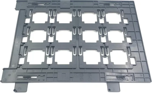 Vista 2 de Soporte deslizante de 12 agujeros de 1.378 in para escáner de fotos negativas, soporte de tira de película compatible con Epson Perfection V700 V750