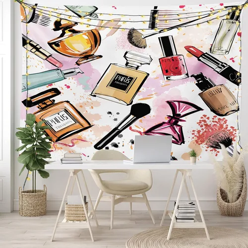 Vista 160 de Ambesonne Tapiz de arte afro, hombre negro fuerte con una corona de trazos impresión de pintura moderna, decoración de tela para colgar en la pared