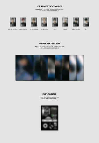 Vista 6 de STRAY KIDS ODDINARY Mini álbum (versión estándar) (MASK OFF Ver. + 1ea TARJETA DE REGALO DE TIENDA) K-POP SELLADO