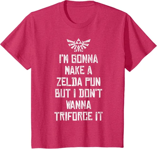 Vista 45 de Nintendo Zelda Funny Triforce It Pun - Camiseta gráfica, Negro, S