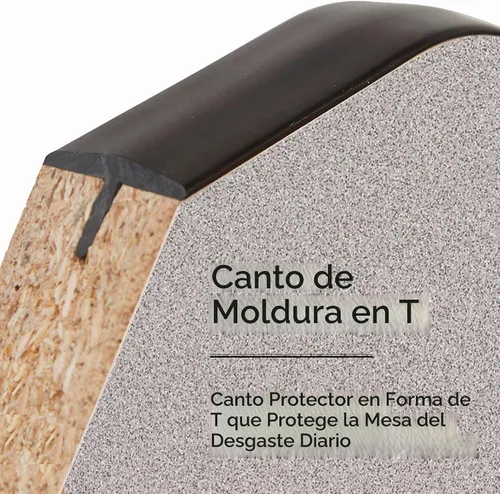Vista 4 de FDP - Mesa rectangular para actividades escolares y aulas (24 x 36 pulgadas), patas gruesas para niños pequeños, altura ajustable de 15 a 24 Gris