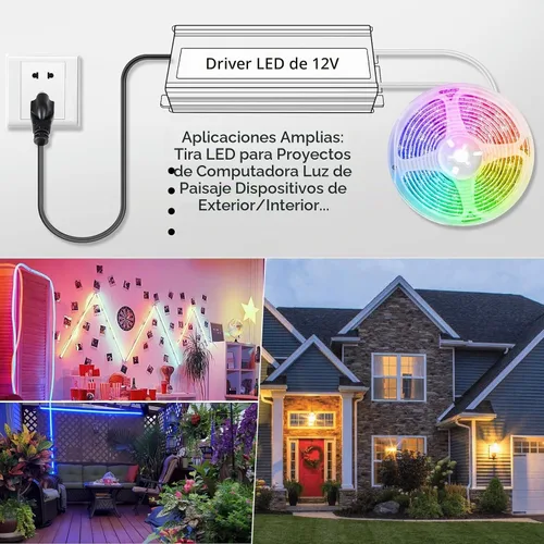 Vista 5 de Fuente de alimentación LED de 12V 30W, transformador adaptador controlador LED IP67 impermeable 12V 110V CA a 12V CC de bajo voltaje con enchufe