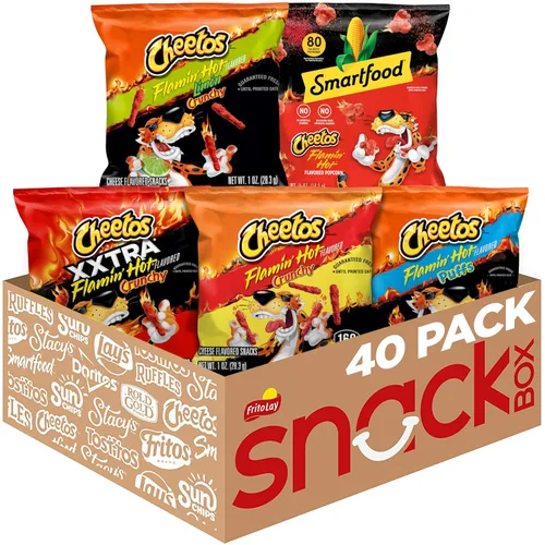 Vista 8 de Cheetos - Bocadillos con sabor a queso, crujientes, 2 onzas (paquete de 64)