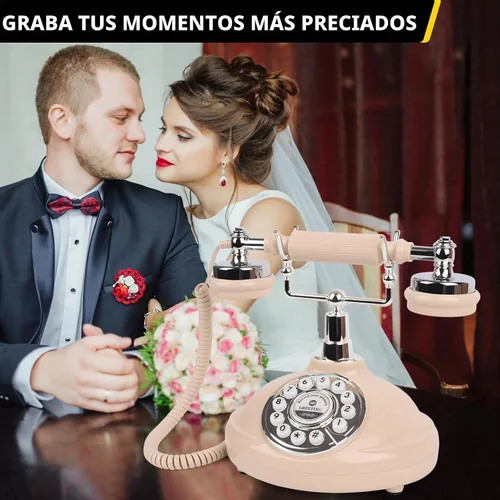 Vista 3 de Libro de invitados de audio para teléfono de boda: graba mensajes de audio personalizados con el libro de visitas, una forma personal y conveniente