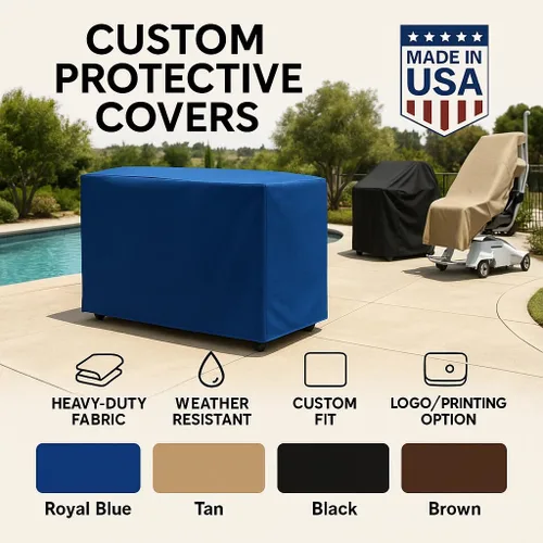 Vista 3 de American Supply Fundas protectoras personalizadas, fabricadas en Estados Unidos, resistentes, resistentes a la intemperie, uso en exteriores e