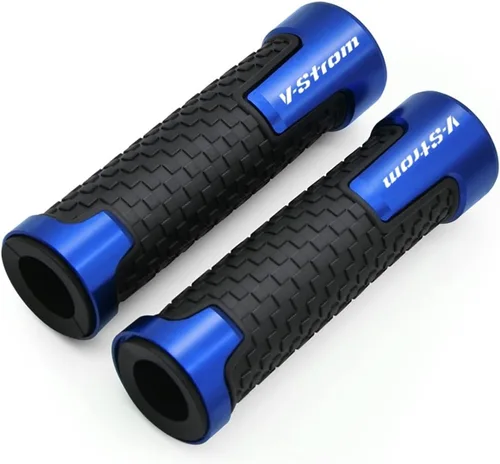 Vista 11 de Juego de manillar de motocicleta de 7/8 pulgadas de goma metálica para Suzuki DL650 DL1000 Vstrom V-Strom 650 1000 1050/1050/xt (color: negro)