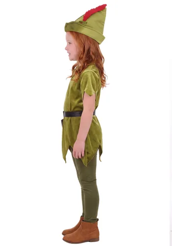 Vista 3 de Disfraz de Peter Pan para niña de Disney Multicolor