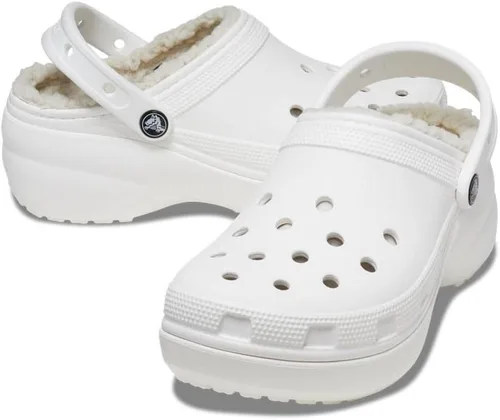 Vista 4 de Crocs Womens Classic Lined Platform Clogs