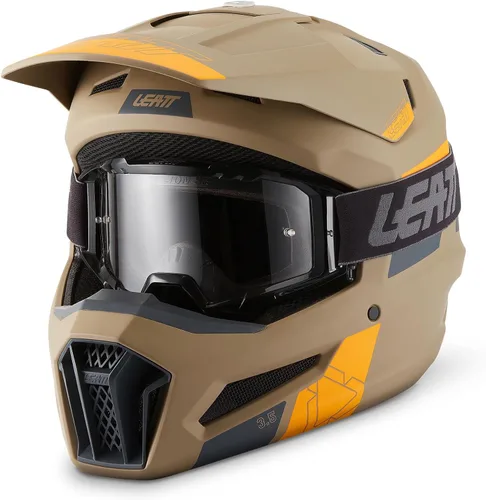 Vista 13 de Leatt Kit de casco y gafas Moto 3.5 Protección y comodidad