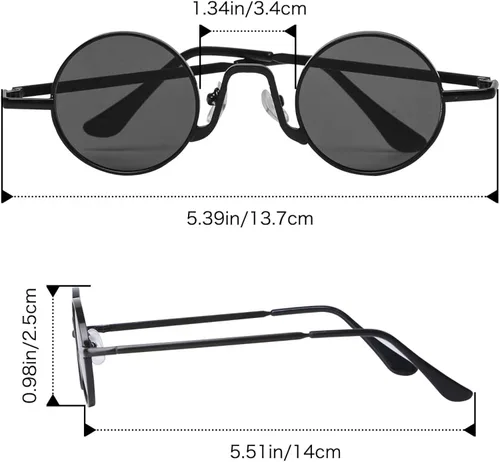 Vista 2 de NUTRIUPS Gojo Satoru - Gafas de sol Gojo Satoru para cosplay, accesorio de cosplay Jujutsu Kaisen, Negro