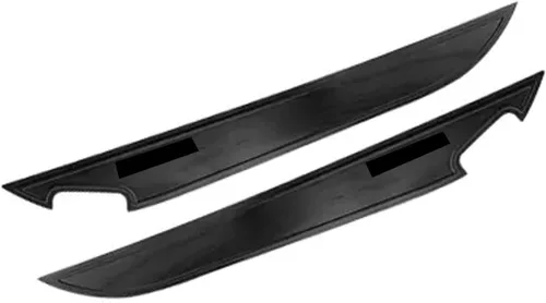 Vista 4 de Accesorios para Toyota Sienna Protector de panel de puerta de automóvil, cubiertas de acero inoxidable, 2 piezas de 2021 2022 2023 2024 (Blcak)