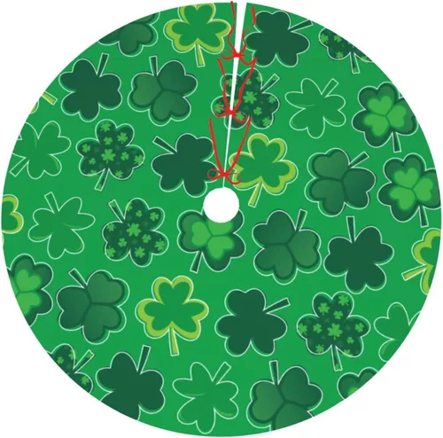 Vista 21 de Alfombra de césped de fútbol americano, divertido deporte, verde, 36 pulgadas, falda de árbol de Navidad, tapete, suministros divertidos