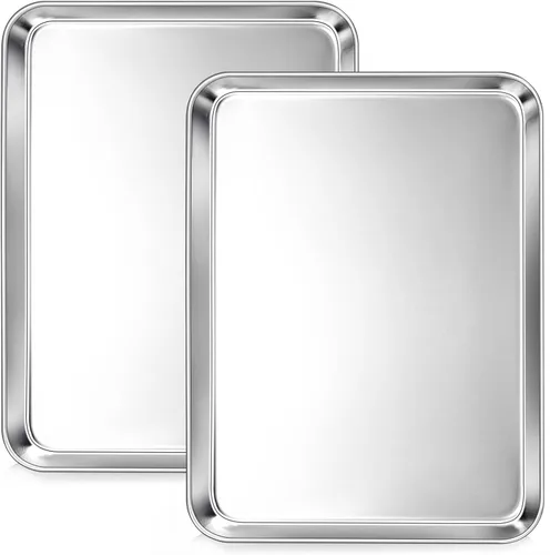 Vista 10 de Bandeja para hornear de 9 pulgadas (1 pieza), bandejas para horno tostador
