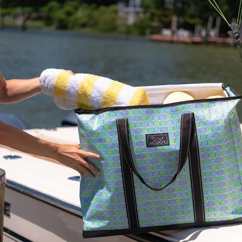 Vista 3 de SCOUT 4 Boys Bolsa Tote con Cremallera XX-Large - Bolsa Duradera y Ligera para Playa, Piscina, Viajes Familiares, Almacenamiento - Resistente al