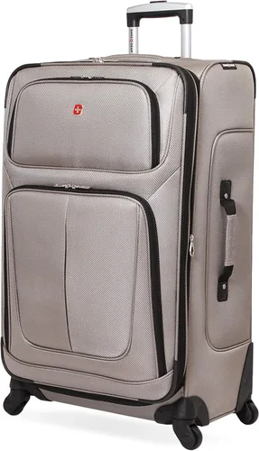 Vista 223 de SwissGear - Equipaje suave expandible Sion con ruedas, Negro