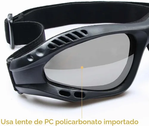 Vista 3 de Gafas de protección UV para exteriores, gafas de sol militares, gafas tácticas
