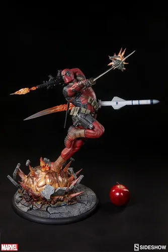 Vista 4 de Sideshow Collectibles SS300511 Marvel Deadpool Heat-Seeker Figura de formato premium