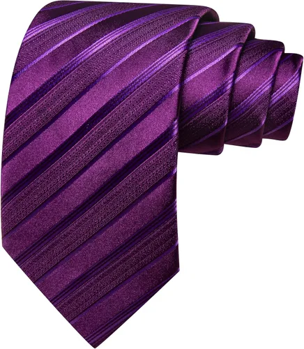Vista 183 de Barry.Wang Juego de corbatas para hombre, corbata de seda a rayas, tejido a cuadros, gemelos formales, negocios, boda
