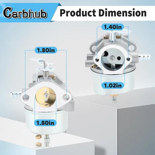 Vista 6 de Carbhub 640052 Carburador para Tecumseh 640349 640054 640058 640058A HMSK80 HMSK85 HMSK90 HMSK100 HSMK110 LH318A LH358SA 8HP 9HP 10HP Generador