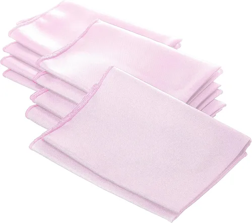 Vista 72 de LA Linen Paquete de 10 servilletas de popelina de poli, servilletas de tela suave, servilletas lavables y reutilizables, servilletas de mesa