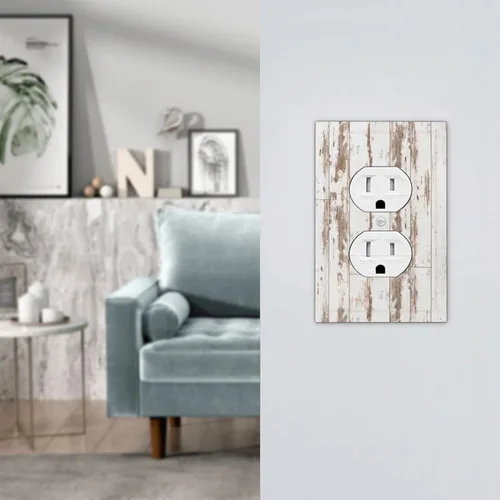 Vista 849 de Placa de Interruptor de Luz Azul de 1 Gang, Placa de Pared Decorativa de Palanca Individual, Cubierta de Placa de Pared de Palanca, Placa Frontal