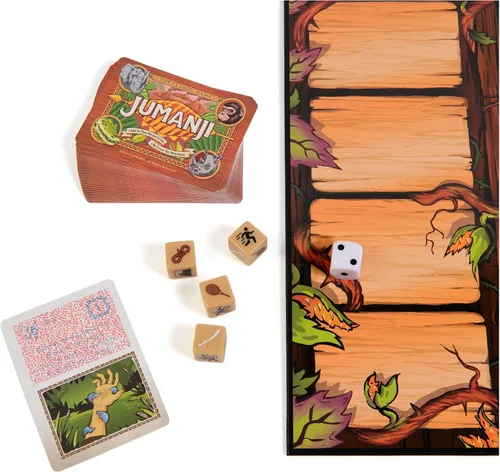 Vista 9 de Spin Master Games, Edición del 30º Aniversario de Jumanji, El Clásico Juego de Mesa de Aventura Familiar Basado en la Película de Acción y Comedia