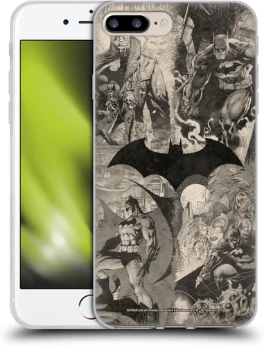 Vista 27 de Head Case Designs Funda de gel Hush con licencia oficial de Batman DC Comics #608 (protección de grado militar) compatible con Apple iPhone 7