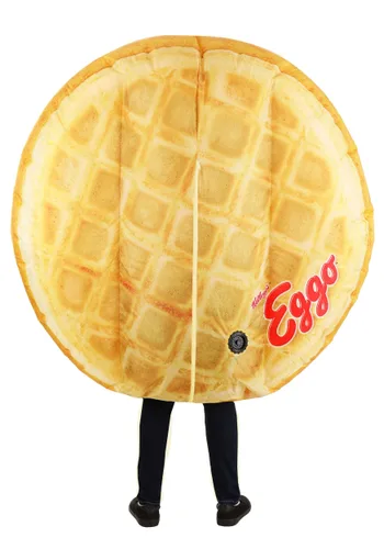 Vista 2 de Disfraz Inflable de Waffle Eggo para Adultos Multicolor