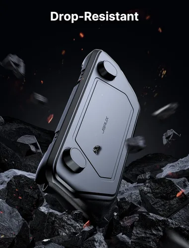 Vista 7 de JSAUX PC0104 ModCase para Steam Deck + PC0102 Steam Deck Case con Kickstand