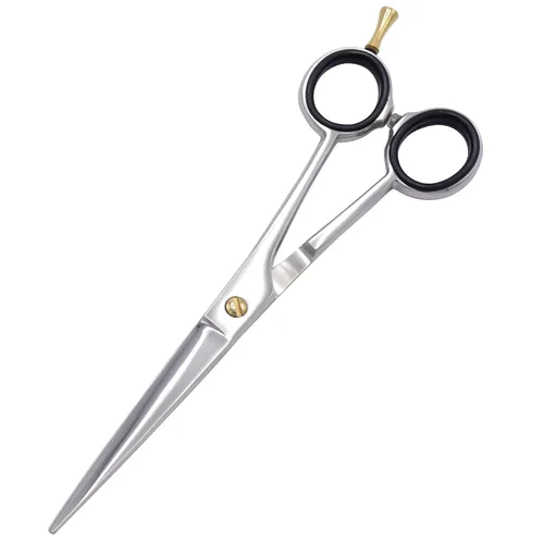 Vista 2 de Tijeras de corte de cabello profesionales J2, tijeras japonesas para peluquería, filo de afeitar, esteticistas, peluquerías (5.5 pulgadas, plateado)