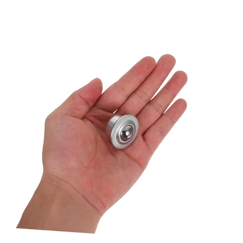 Vista 3 de 8 bolas de rodamiento de transferencia: ruedas de bolas de acero inoxidable para cargas pesadas - Diseño de base plana para estabilidad