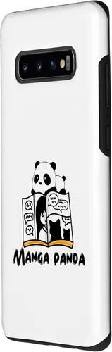 Vista 2 de Galaxy S10+ Just a Manga Girl, Manga Panda, Manga Motifs Case