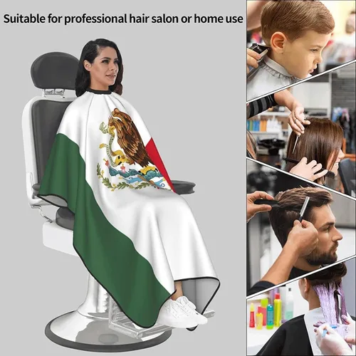 Vista 3 de Capa de peluquero personalizada para hombres Delantal de corte de pelo